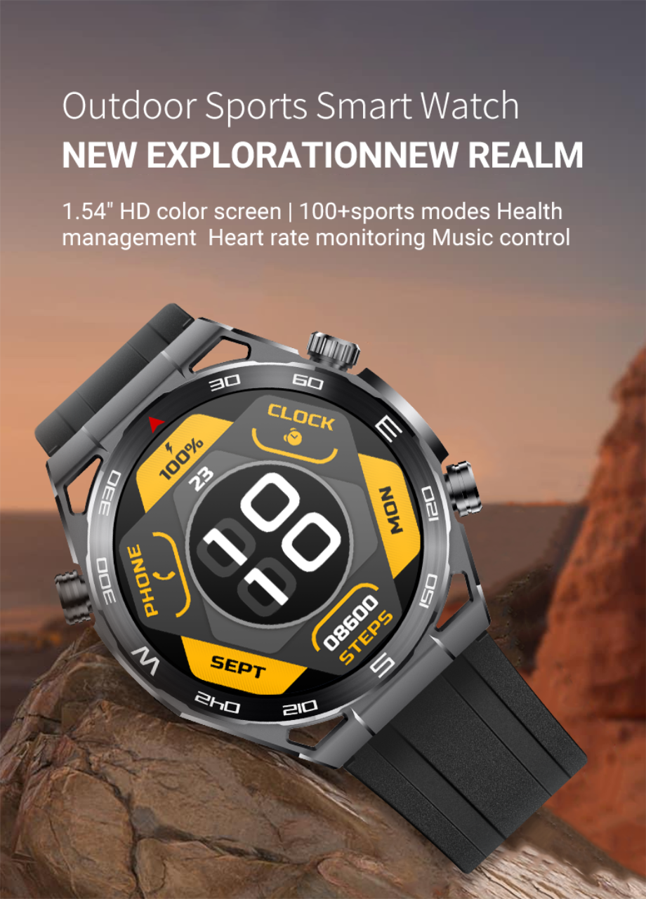 GT4 Pro 1.47-inch Touch Screen Smart Watch Bluetooth Call Dynamic Heart  Rate Monitor Wristwatch - Black / Silicone Strap Wholesale