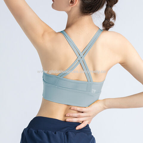 Wholesale Sports Bra Women Tracksuit Gym Top High Quality Fixed