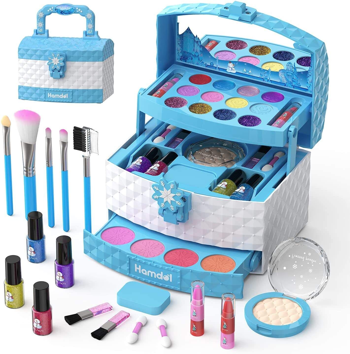 Buy Wholesale China Newest Kid Set Cosmetics Real Little Washable Pretend  Play Kids Make Up Makeup Kit For Girls Box Medium Size Sets & Kid Set  Cosmetics Real Little Washable at USD