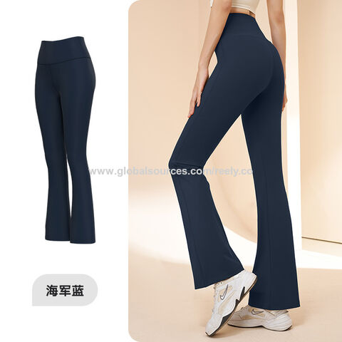 Buy Wholesale China Lycra Quick Drying Wide Leg Flared Pants With High  Waist Hip Lifting High Elasticity Body Shaping Slimming Yoga Pants &  Women's Wide Leg Flared Yoga Pants at USD 7.59