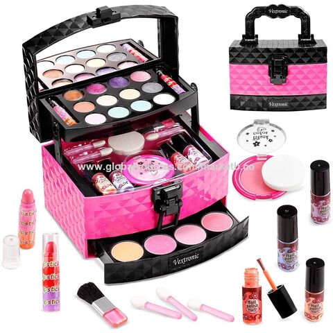 Kit de Maquillage pour Enfants Fille, Lavables Véritable Ensemble d