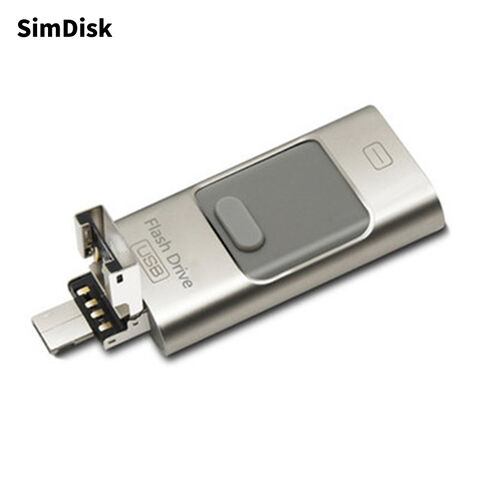 Achetez en gros Téléphone Portable Simdisk U Disk 32g: Clé Usb Haute  Vitesse En Métal Trois-en-un-personnalisable Chine et Métal Usb Portable à  9.91 USD