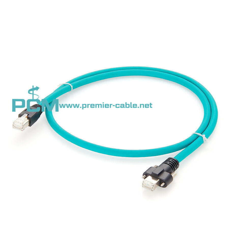 10m Ethernet Camera Cable, RJ45 to 8-pin M12