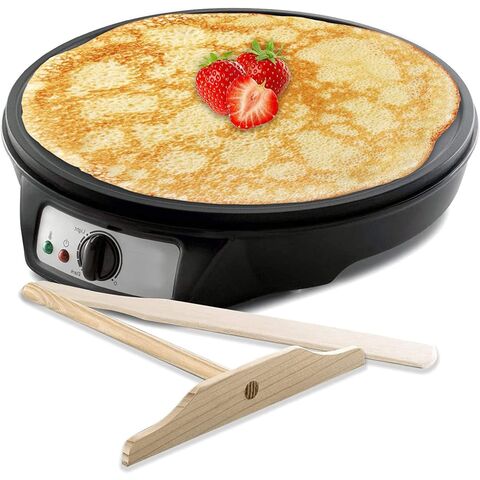 Electric Crepe Maker Pizza Pancake Machine Non-Stick Griddle