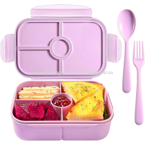 Our Place Lunch Box Set Containers Silverware Chopsticks Pink