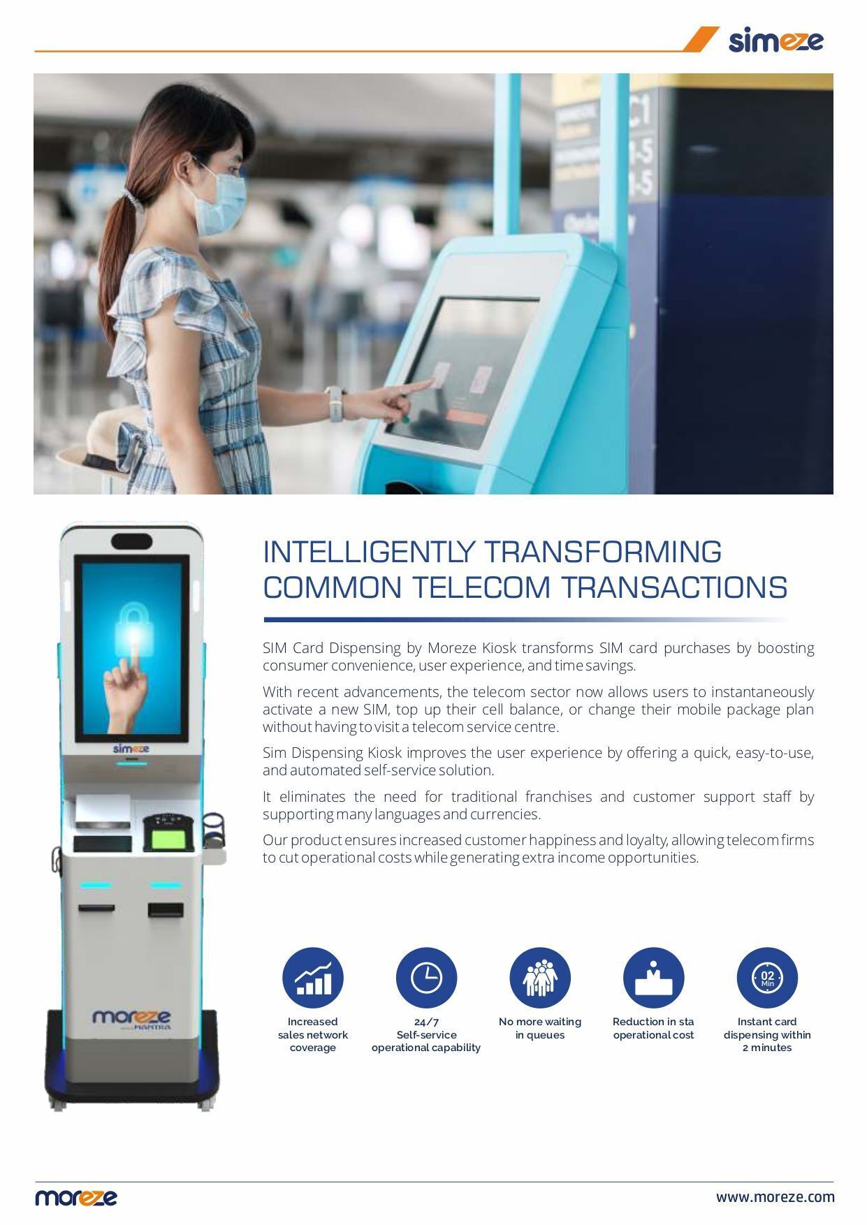 Smart Sim Card Dispensing Kiosk Multimedia Kiosks, Sim Card Dispensing ...