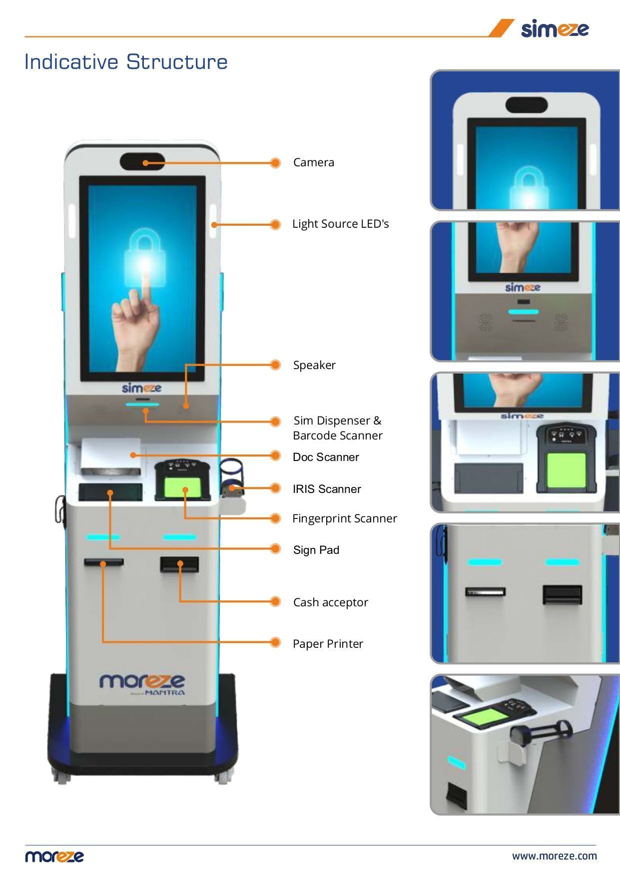 Smart Sim Card Dispensing Kiosk Multimedia Kiosks, Sim Card Dispensing