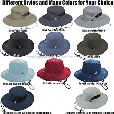 Buy China Wholesale Waterproof Large Brim Bucket Hat With String Fishing  Bucket Hats Quick Dry Sun Protection Fishing Sun Hat For Men And Women & Bucket  Hat $1.4