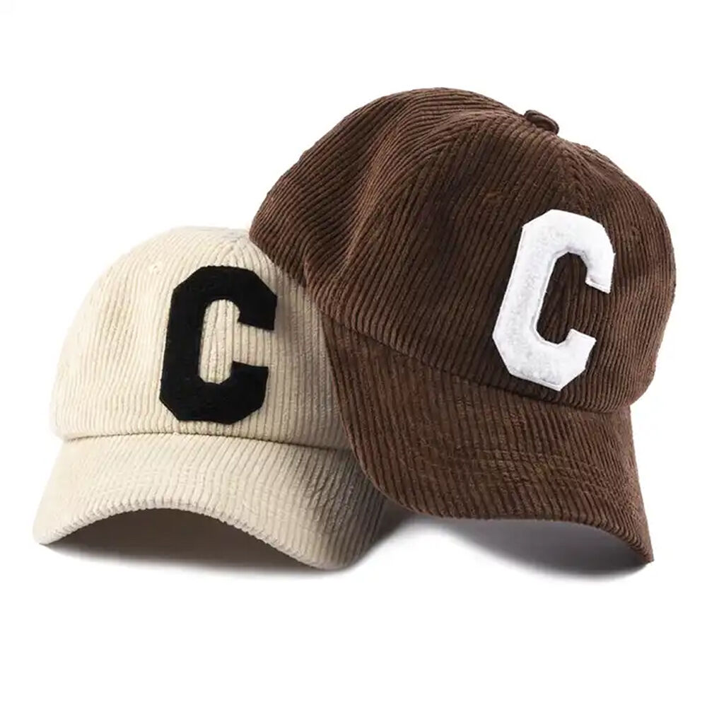 Customized Embroidered Corduroy Dad Golf Hat Men's Adjustable