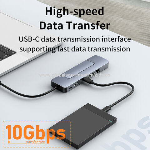 10 In 1 Docking Station Usb-c 3.2 Hub 10gbps With M.2 Nvme And Sata Ssd  Enclosure -compatible 100w