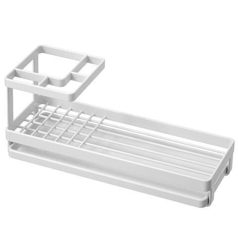 Porte Brosse à Dents Mural Fackelmann - Design Noir Zinc Avec Pot En Verre - 7x10x11cm