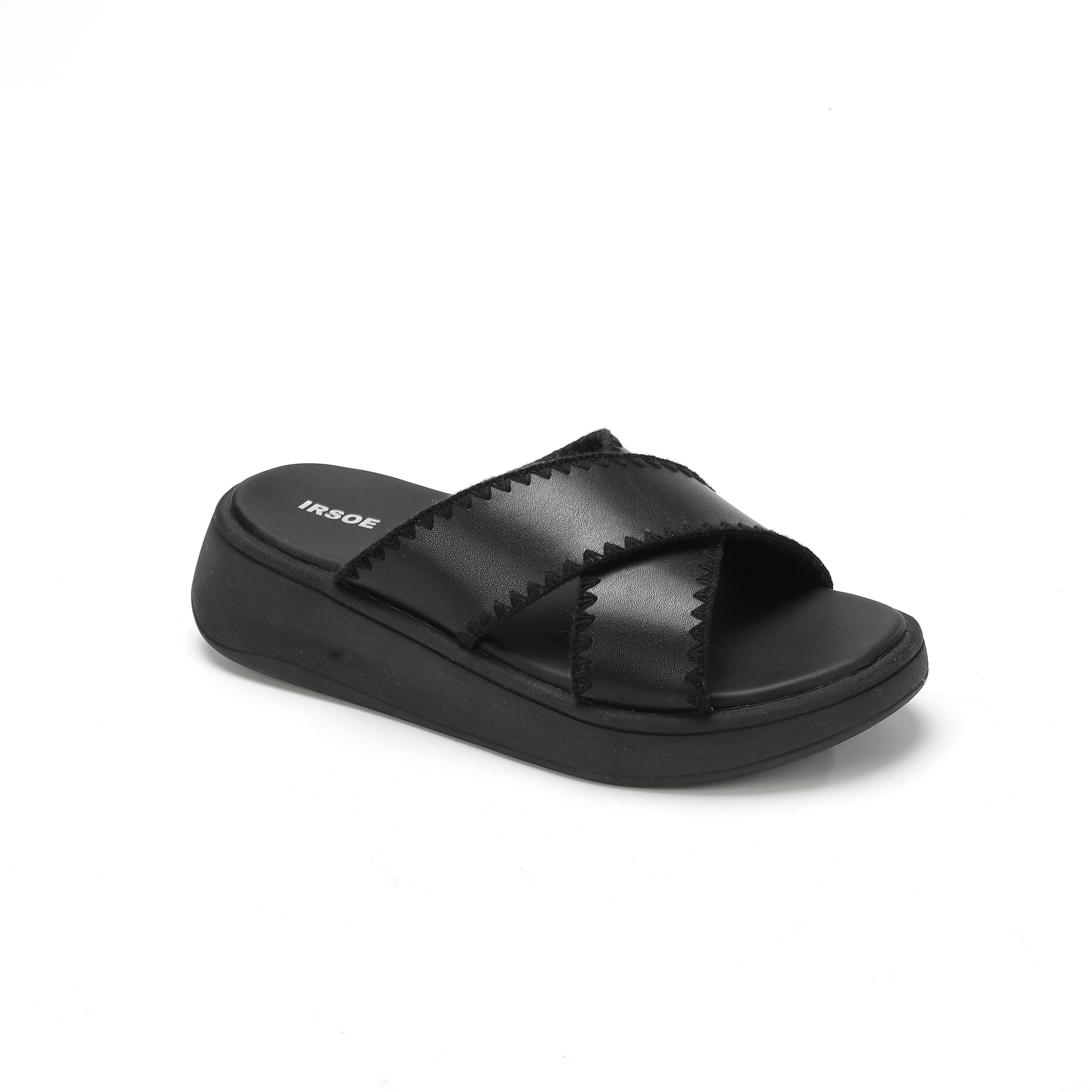 Men's Leather Toe Loop Sandals - David Black – Jerusalem Sandals