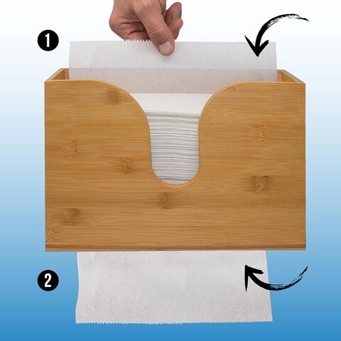 1 Soporte Para Toallas De Papel Autoadhesivo Debajo Del Gabinete Para  Cocina, Soporte Para Pañuelos Y Toallas De Baño, Estante De Almacenamiento  Para