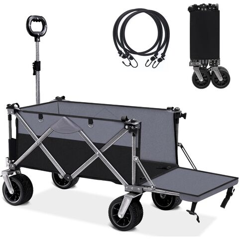 Heavy Duty Collapsible Outdoor Camping Portable Wagon Cart Metal Frame Foldable  Wagon Folding Trolley Cart With Handle $46 - Wholesale China Trolley Cart  at Factory Prices from Qingdao Longwin Industry Co. Ltd