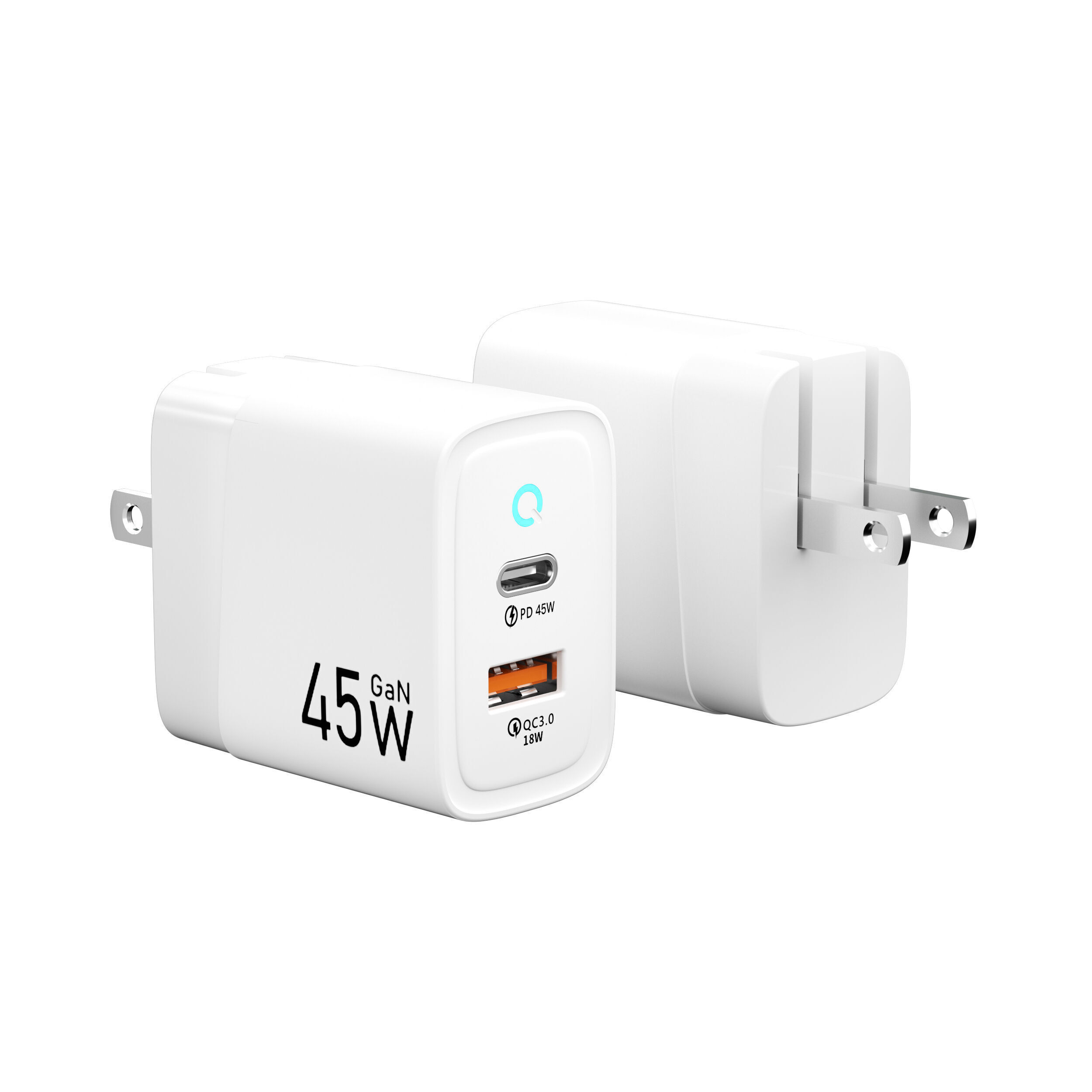 Buy Wholesale China Mobile Phone Gan Charger 45w Usba+typec Super