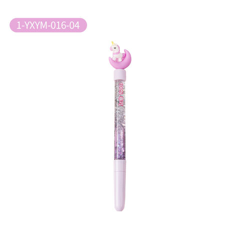 Buy Wholesale China Gel Pens Creative And Lovely Moon Unicorn Liquid  Quicksand Plastic Promotion Gift Cute Sequins Gel Pen Kawaii Glitter Gel  Pens & Gel Pens at USD 0.18