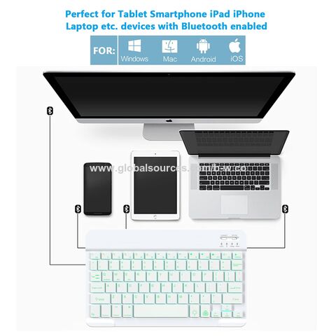 Clavier bluetooth sans fil ultra mince pour ipad, tablette, smaartphone eT  iPHONE