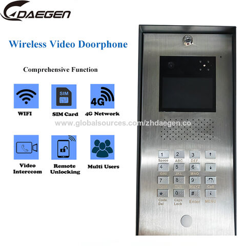 Compre Wifi/3g/4g Video Portero Automático y Videoportero de China