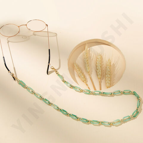 Wholesale handmade rope chain sunglasses cords glasses chains anti skid  eyeglasses holder From m.