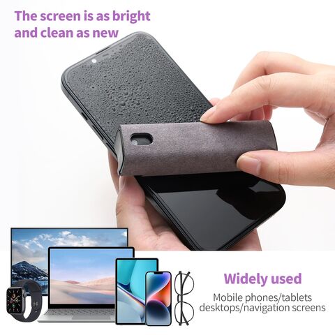 Nettoyeur d'écran - Tout en un - Nettoyant d'écran - Écran de voiture,  smartphone, TV et tablettes - Kit de nettoyage pour téléphone portable