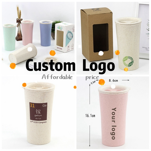 Factory Price Glass Straw Cup Office Coffee Cup Insulation