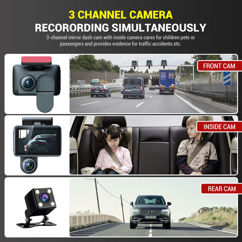 Car Dash Cam Front & Rear DVR Dashcam Vehicle Black Box Car Camera Car  Video Recorder Dual Dash Camera