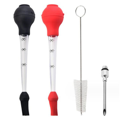 Vente en gros de fabricants d'aiguilles à badigeonner la dinde, aiguilles à badigeonner pour barbecue, aiguilles à badigeonner