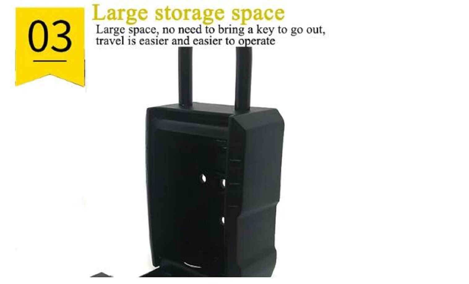 Portable Anti Lock Box Portable Security Bag Travel Beach Safe Box With Digits Black
