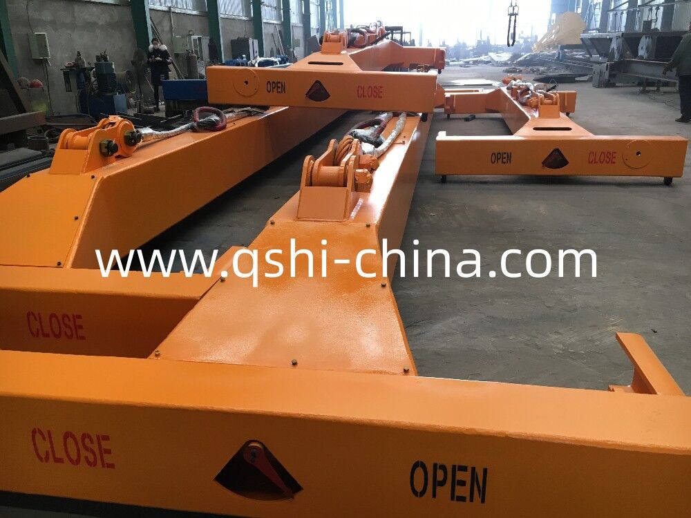Qshi Demountable Semi-automatic 20ft 40ft Container Spreader - China ...