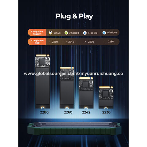Caja USB 3.1 10Gb SATA 2,5' Rugged IP65 - Cajas para unidades