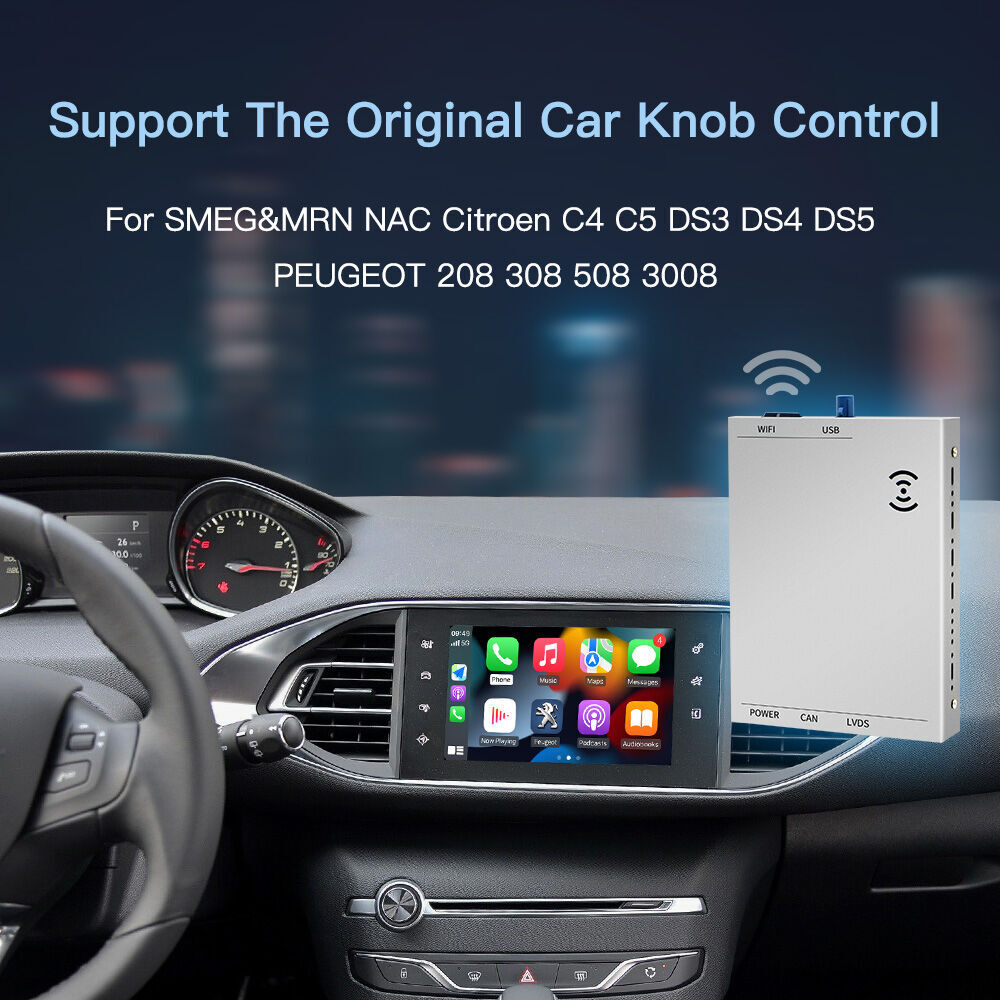 Buy Wholesale China Carabc Wireless Apple Carplay Android Auto Peugeot &  Citroren Smeg & Mrn Nac 208 308 508 3008 & C4 Ds3 Ds4 Ds5 Reverse Camera &  Carplay at USD 158