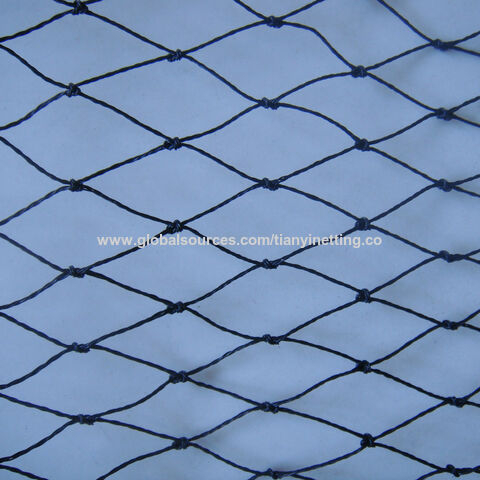 Knot 60gsm Black Color Fishing Net,it Is A Good Product For The