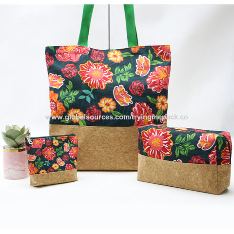Wholesale Sublimation Blank Canvas Makeup Bags Bulk Blank DIY Heat Transfer Cosmetic  Makeup Bags with Zipper Manufacturer and Supplier