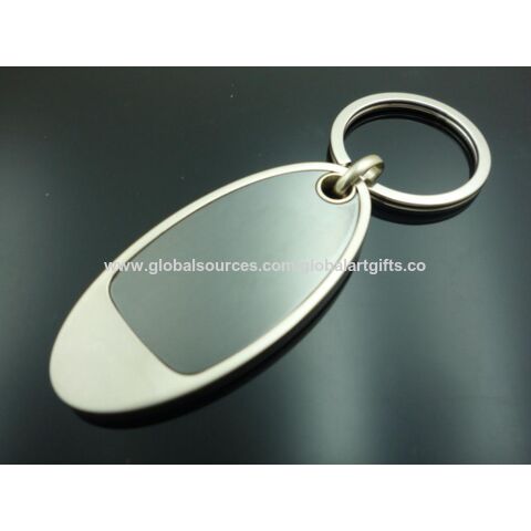 China Factory Wholesale Custom Design Plating Color Blank Oval Metal Blank  Keychains - China Key Chain and Key Ring price