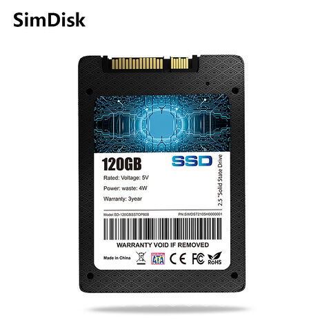 SimDisk Factory Vente en Gros SSD SATA 3 Haute Performance de 2,5 Pouces 128 Go - 1 To Disque SSD Interne pour Ordinateur de Bureau et Ordinateur Portable