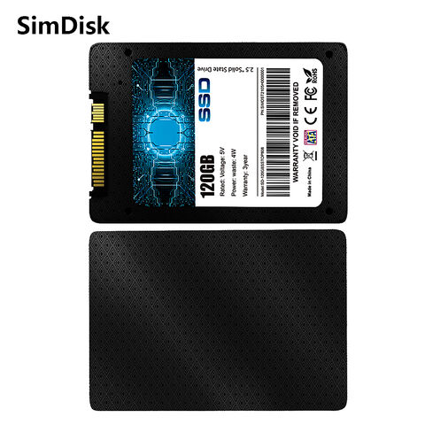 SimDisk Factory Vente en Gros SSD SATA 3 Haute Performance de 2,5 Pouces 128 Go - 1 To Disque SSD Interne pour Ordinateur de Bureau et Ordinateur Portable