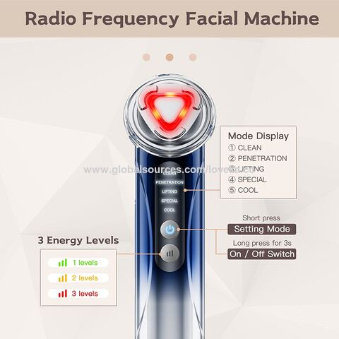 BEAUTY DEVICE RF美容器 Amazon.co.jp: 美顔器【最新エステ技術】RF美顔器 1台6役 ラジオ