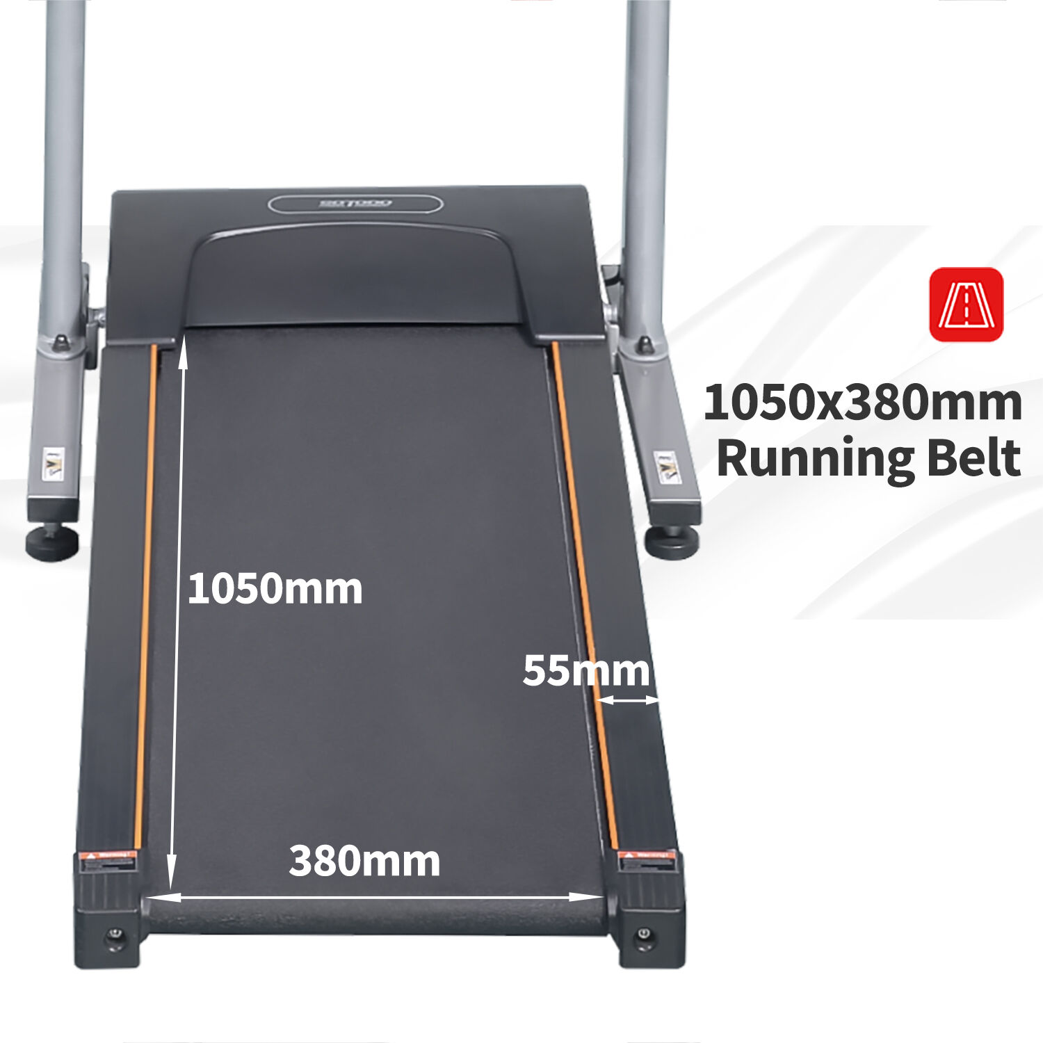 Space Saving Treadmill With Auto Incline And Adjustable Table 200