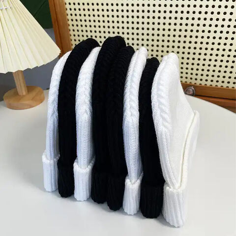 New Design Fashion Unisex Custom Jacquard Beanies Plain Warm Knitted Winter Hats Letter Logo Winter Hats Embroidery Beanie Hat