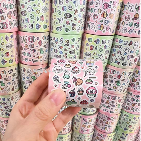 China Custom new style cute patterns washi tape animals with low