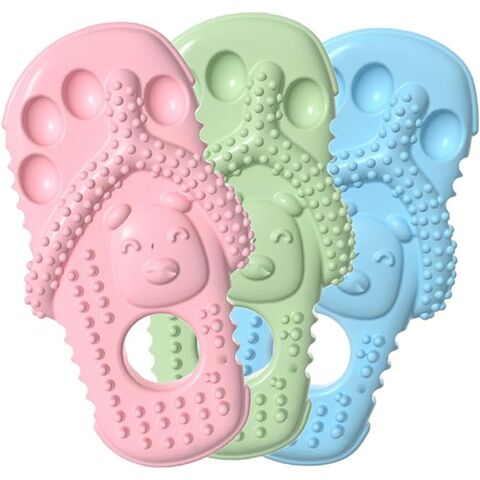 Pet Dog Chew Toy Funny Sneakers Shoes Shape Dog Teeth Cleaning Bite Sound  Toys For Dog