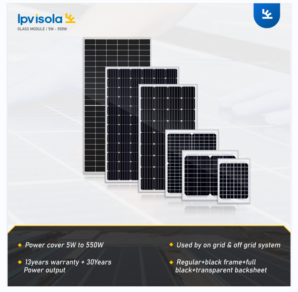 Hot Sale Isola Solar Panel W Poly Cells Solar Module Pv Module For Solar System China