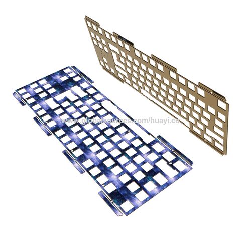 Fabricación ODM de juego de teclas para teclado CNC industrial, kit de carcasa superior e inferior de aluminio y acero inoxidable para teclados mecánicos