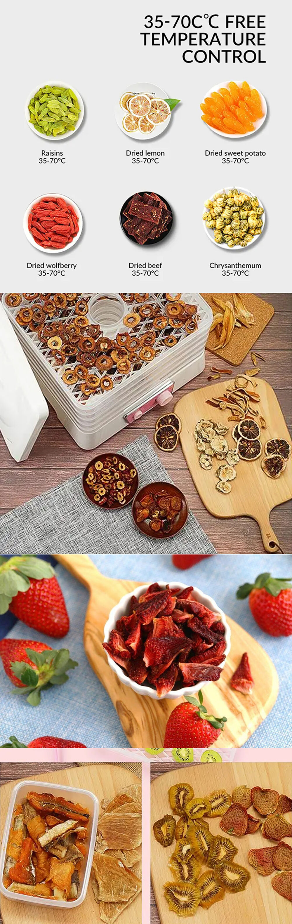 Buy Wholesale China Electric Fruits Dehydrator Heating Element For Food  Dehydrator Industrial Food Dehydration Machine Vegetable Dehydrator &  Vegetable Dehydrator at USD 19