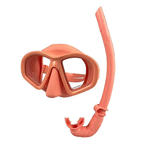 Mask Fin Snorkel Set With Adult &kids Snorkeling Gear, Panoramic View Diving  Mask,trek Fin,dry Top Snorkel +travel Bags, Professio - Buy China Wholesale  Snorkel Set $15