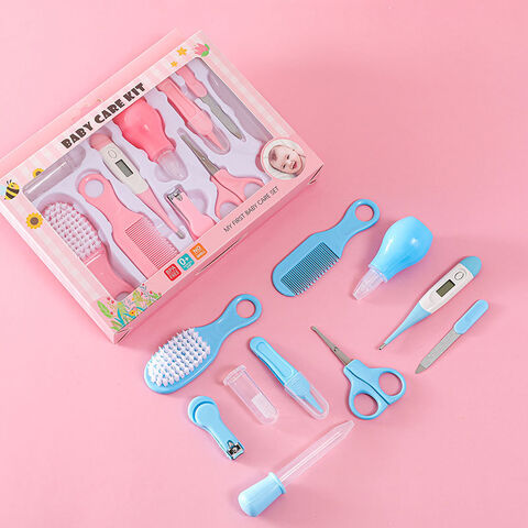 10 PCS - Kit Perawatan Kesehatan Bayi Set Manikur Portabel Gunting Kuku Bayi Gunting Kuku Set Perawatan Bayi Aman untuk Hadiah Balita