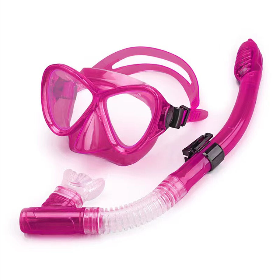 Mask Fin Snorkel Set With Adult &kids Snorkeling Gear, Panoramic View Diving  Mask,trek Fin,dry Top Snorkel +travel Bags, Professio - Buy China Wholesale  Snorkel Set $15