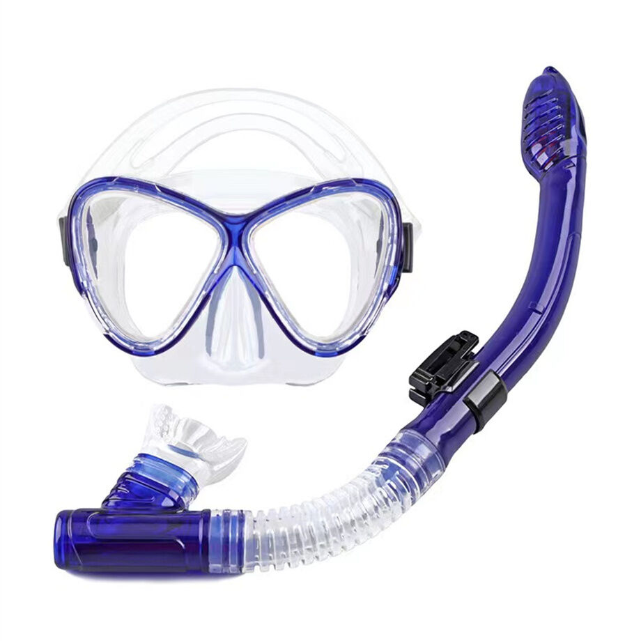 Mask Fin Snorkel Set With Adult &kids Snorkeling Gear, Panoramic View Diving  Mask,trek Fin,dry Top Snorkel +travel Bags, Professio - Buy China Wholesale  Snorkel Set $15