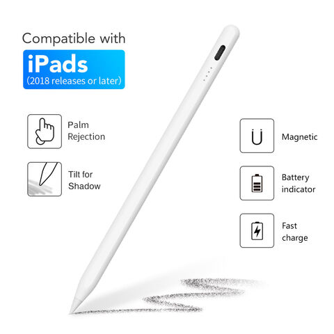 (2023 Modelo Nuevo) Stylus Pen para iPad,Pencil iPad con Visualización  Digital,Apple Pencil con Diseño Magnético,Carga Rápida,Lapiz iPad 9ª para  Apple