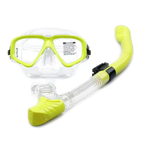 Ensemble de plongée professionnel de lunettes de plongée avec grande  monture et verre trempé pour adultes